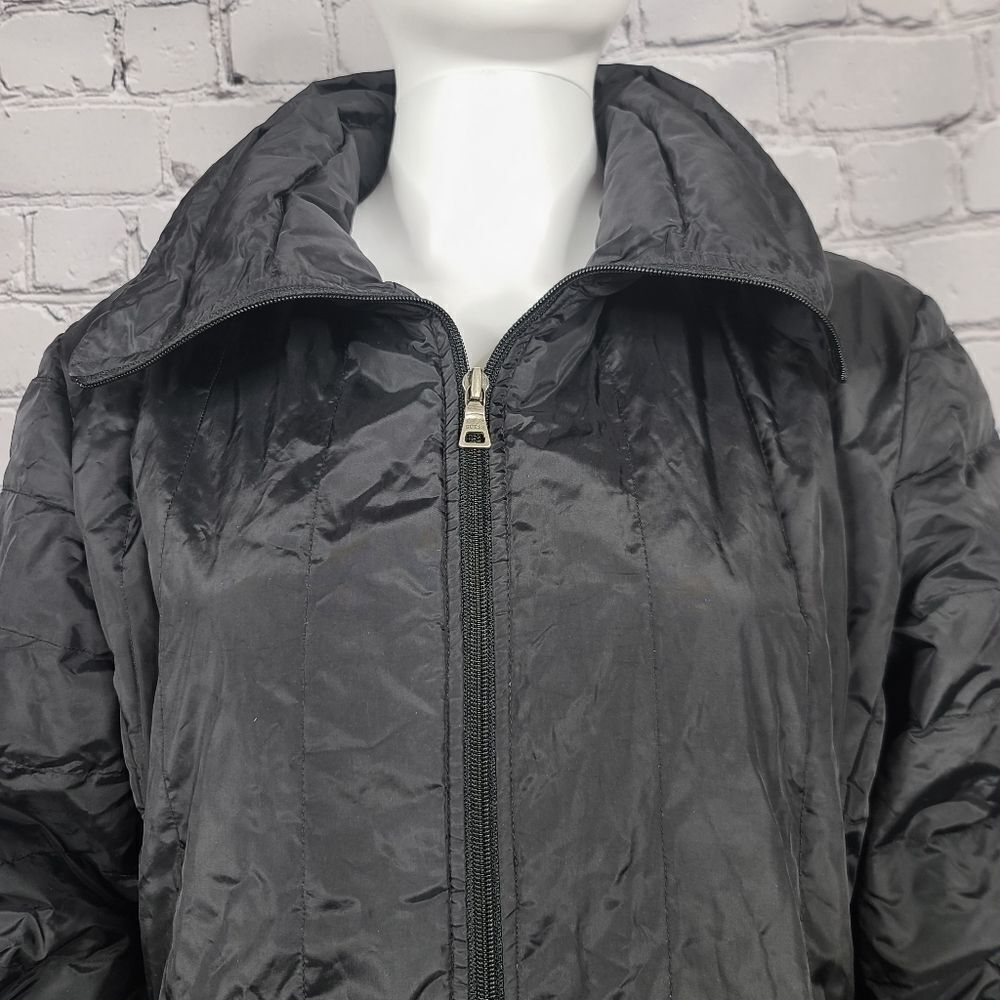 Guess Black Full Length Down/Feather Filled Puffer Coat, Women's Medium - Picture 1 of 7
